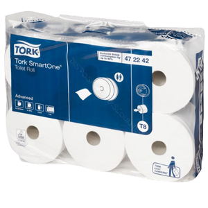 Tork T8 Smartone Toilet Roll 2 Ply 1150 Sheets x 6